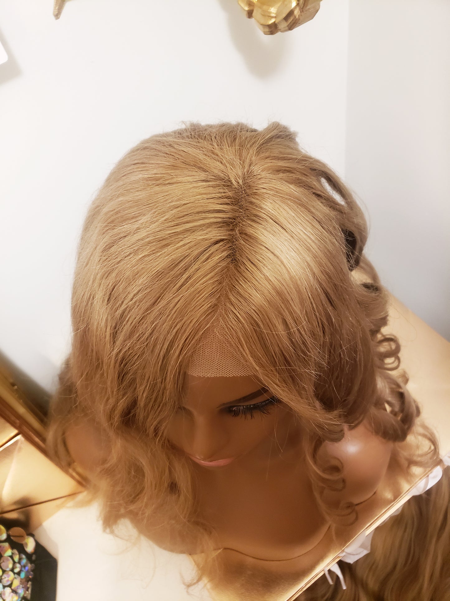 Honey Blonde 100% Brazilian human hair lace front